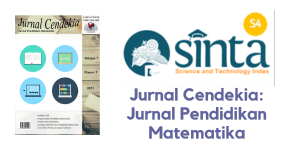 Jurnal Cendekia: Jurnal Pendidikan Matematika